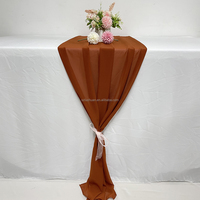 Nouvelle Arrivée Or Strass En Mousseline De Soie De Mariage de Table