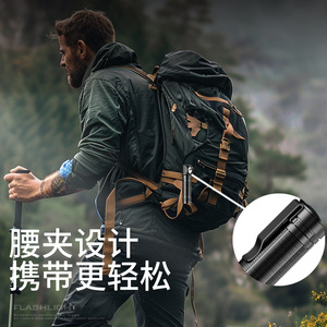 เซินฮั่วไฟฉายรูปตัว L 2-in-1 คลิปหนีบเอวไฟหน้าแบบแม่เหล็กความเข้มสูง LED แบบพกพากลางแจ้ง - Product Image 1