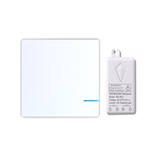 Interruptor inteligente inalámbrico Tuya con Control de aplicación a prueba de agua IP66, funciona con Alexa, <span class=keywords><strong>Google</strong></span> Home, <span class=keywords><strong>Wifi</strong></span>, interruptor inteligente de luz - Product Image 1
