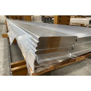 Piattaforma Arrotondata Alluminio Estruso Grezzo Barra Larga 4000 mm Lunghezza 50x5mm 150x15mm Realizzata Con Bending - Product Image 4