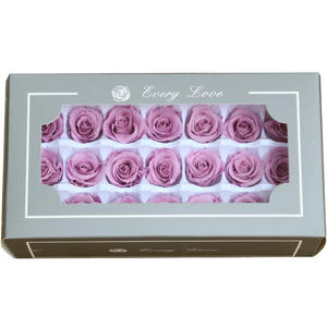 2026 21 pièces Rose éternelle 2-3CM de diamètre Fleurs Matériel Boîte cadeau Mini rose préservée Fleur préservée en boîte - Product Image 3