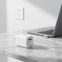 Chargeur rapide compact QC PD 3.0 65W USB C universel pour ordinateur portable, compatible avec iPhone 17 16 15 14 Samsung, prise murale US AU UK EU