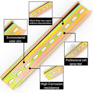 CHFRPU Chất Lượng Cao Hướng Dẫn Đường Sắt 35 Mét Rộng 7.5 Mét Thép Không Gỉ Cao Của 1 Hoặc 2 Mét M4 M6 Cố Định Lỗ Công Nghiệp Thép DIN Đường Sắt - Product Image 5