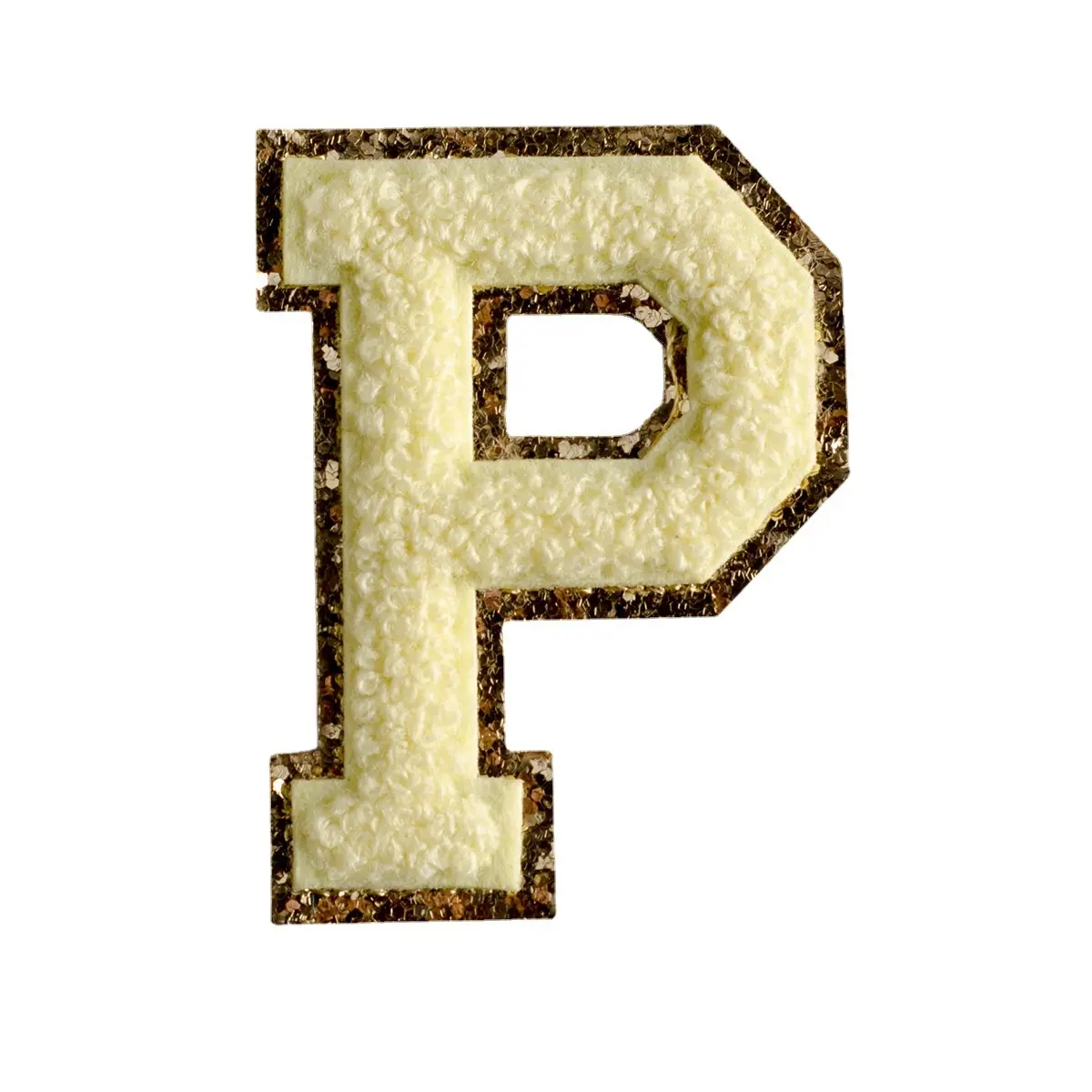 High-end Quality Fashion Chenille Fabric Patch Letters