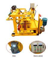 Machine à fabriquer des blocs de béton manuelle mobile QMY4-30, machine à fabriquer des blocs et des briques, machine à fabriquer des briques hydraulique au Kenya et en Espagne