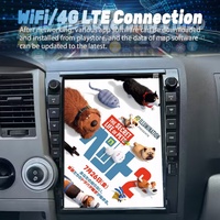 Autoradio multimédia Android 13 avec écran OLED DSP 8 cœurs de 13 pouces pour Tundra Sequoia 2007-2012, GPS automatique, Carplay