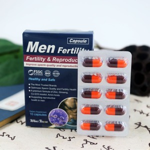 Cápsulas para la Fertilidad Masculina, con Zinc, Ginseng, Co-Q10 y Aminoácidos, para Mejorar la Densidad Ósea, Saludables para Hombres, No Aptas para Niños - Product Image 1