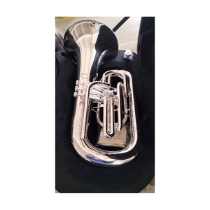 <span class=keywords><strong>Euphonium</strong></span> de marche Bb plaqué argent avec logo, en stock, en promotion en juin 2026 - Product Image 1