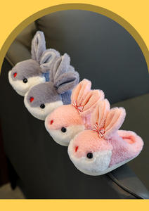 Zapatos de Bebé para Invierno, con Forro de Felpa Suave con Diseño de Conejo de Dibujos Animados, Cálidos, Antideslizantes y Antiolor - Product Image 6