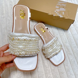 Zapatos Za para mujer, zapatos planos hechos en China con perlas, estilos africanos, zapatos de talla grande 2024 - Product Image 5