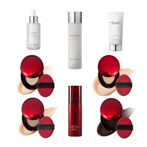 Tonique pour le visage au lait <span class=keywords><strong>de</strong></span> riz + Sérum illuminateur + Crème <span class=keywords><strong>de</strong></span> protection UV hydratante + Fond <span class=keywords><strong>de</strong></span> <span class=keywords><strong>teint</strong></span> coussin Fit Red + Masque Fit - Product Image 1