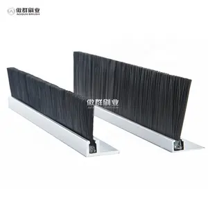 Strip Brush For Door Metal Brush Strip Sweep Use For Door Bottom Gate