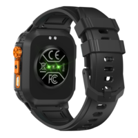 HT49 Herren Outdoor Smartwatch 2,01 Zoll IPS-Bildschirm 1200mAh BT-Anruf IP68 Wasserdicht Taschenlampe Gesundheits-Tracker OEM ODM Uhr