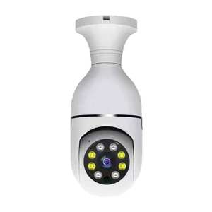 Haut-parleur Wifi de sécurité extérieure nouveau 360 degrés HD 1080p caméra d'ampoule de sécurité domestique sans fil CCTV avec carte mémoire d'imagerie CMOS - Product Image 2