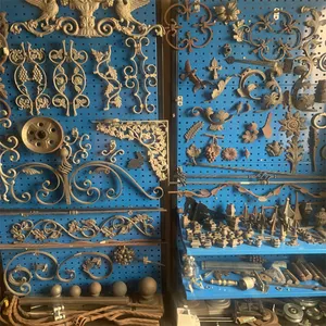Cast Iron Decorative Wrought Cast Iron Ornamental Castings Accessories Decorative Cast Iron For Gate Fence Stairs And Garden