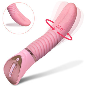 Đồ chơi tình dục người lớn bán buôn <span class=keywords><strong>100</strong></span>% không thấm nước, sạc USB, máy rung 3 tốc độ, que rung liếm lưỡi, máy massage âm vật - Product Image 1