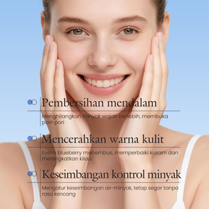 KORMESIC Certifié Bpom, Vente en Gros, 100ml, Nettoyant Visage Purifiant en Profondeur, Équilibrant et Contrôlant le Sébum, Éclaircissant - Product Image 2