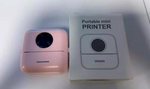 Mini Impresora Térmica Portátil Inalámbrica sin Tinta de 58 mm y 203 dpi, Impresora de Etiquetas, Impresora de Fotos para Teléfono, Uso Escolar y de Oficina, 1000 mAh