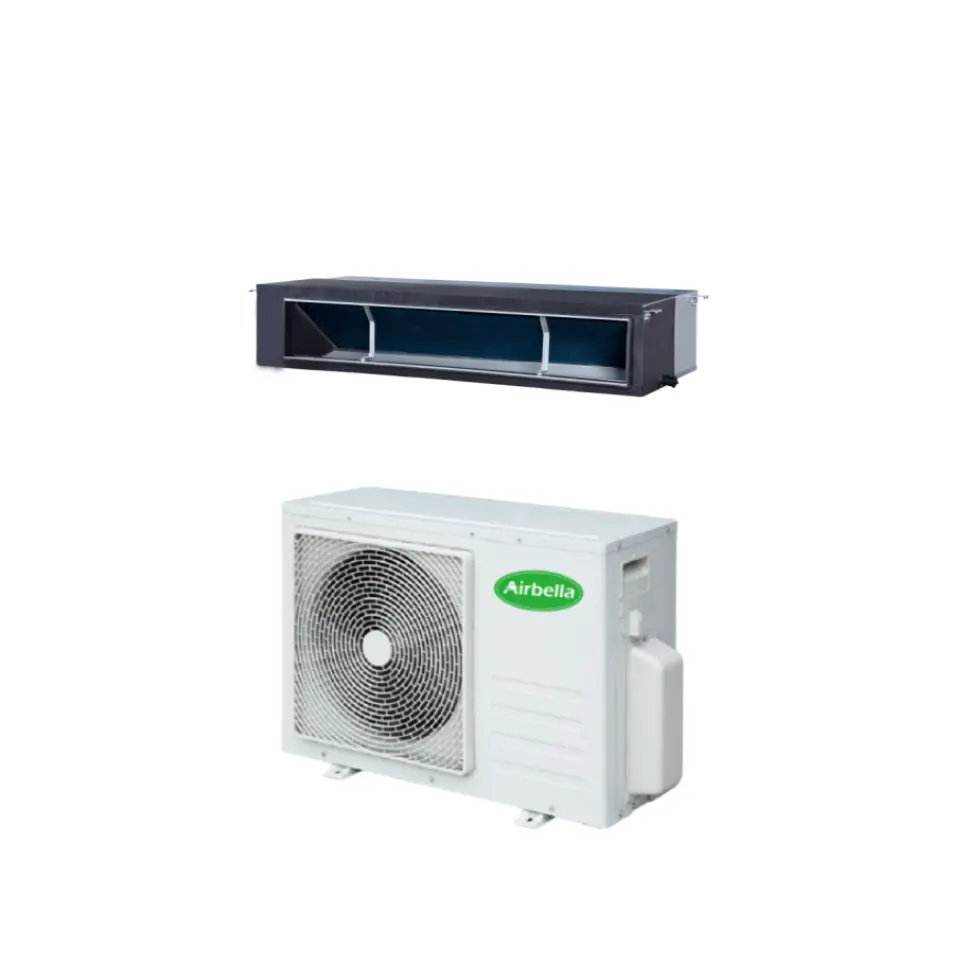 50Hz Fix Speed Duct Type Lichte Commerciële Airconditioner Met Zijontlading Buitenkoeling/Verwarming