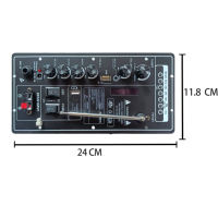 Amplificateur audio numérique multifonctionnel Ktv avec lecture de carte et réverbération