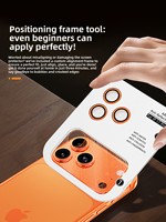 Protection d'objectif d'appareil photo monobloc en forme d'aile de cigale OEM en gros pour iPhone 17 Pro Max AR+AF 9H, film métallique anti-rayures à couverture intégrale