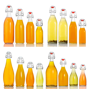 Botella de cerveza Flip Top 8oz 16oz 25oz 32oz Botella de cerveza de vidrio con sello de goma hermético Tapas abatibles para fermentación Kombucha <span class=keywords><strong>Mead</strong></span> - Product Image 1