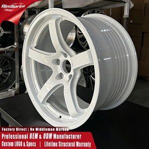 Rines de Aleación Forjada Blancos RAYS 57CR de 15-22 Pulgadas 5x114.3 5x120 para <span class=keywords><strong>BMW</strong></span> M4 <span class=keywords><strong>M5</strong></span> M3 Lexus <span class=keywords><strong>RC</strong></span> Infiniti Q50 Toyota Supra Nissan 370Z - Product Image 1