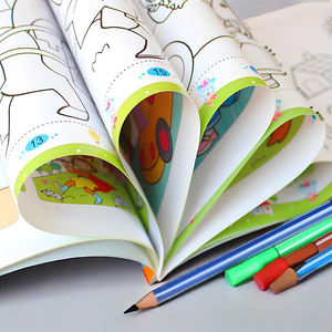 40 עמודים ספר צביעה איכותי לילדים, הדפסה, ציור, חינוך, ספרי צביעה לילדים - Product Image 5