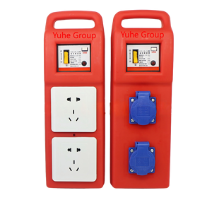Portable Handheld Distribution <b>Box</b>, Two-Position, Blue, 5-Hole - Product Image 3