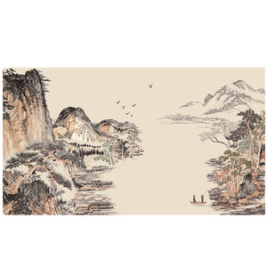 Papel Tapiz Bordado Ke Hong Golden Emperor, Mural de Paisaje Escénico, Tamaño Personalizado, Decoración del Hogar, Tela No Tejida Rectangular - Product Image 4
