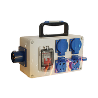 Boîtier de distribution d'énergie extérieur personnalisé 16A 230V IP65 étanche avec disjoncteur MCB, panneau électrique
