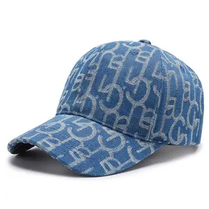 Adult 6 Panel Jacquard Customized Baseball Caps Fashion Design High Quality Luxury Baseball Cap