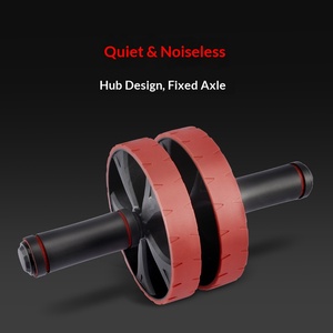 Rueda Abdominal Silenciosa de Doble Rueda <span class=keywords><strong>para</strong></span> Ejercicios, Rodillo Muscular <span class=keywords><strong>para</strong></span> <span class=keywords><strong>Principiantes</strong></span>, Equipo de Fitness <span class=keywords><strong>para</strong></span> Mujeres, Rueda Gigante <span class=keywords><strong>para</strong></span> Abdomen de Uso Doméstico - Product Image 4