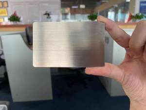 Tarjetas de Metal Nfc reescribibles de acero inoxidable, tarjeta de Control de acceso Nfc, Metal híbrido en blanco, tarjeta de negocios - Product Image 4