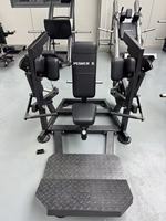 Appareil de musculation des jambes professionnel en acier à charge par plaques de sécurité