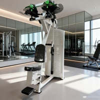 Machine Pec Fly & Rear Delt réglable en acier – Équipement d'entraînement assis pour la poitrine et les bras, idéal pour la maison et les salles de sport commerciales