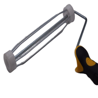 230mm Heavy Duty 5-Wire-Cage Euro Paint Roller Frame avec poignée en TPR Industrial DIY Grade OEM Personnalisable Plastic Handle Brush
