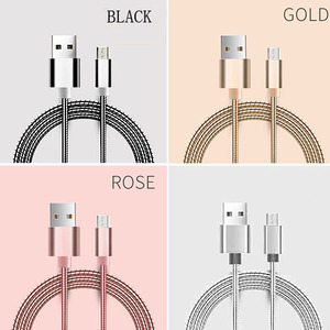 <span class=keywords><strong>Cable</strong></span> de Carga y Datos <span class=keywords><strong>USB</strong></span> a <span class=keywords><strong>Micro</strong></span> <span class=keywords><strong>USB</strong></span> Trenzado de Nailon de 1m, Venta al Por Mayor de Fábrica, para Samsung, HTC, <span class=keywords><strong>Sony</strong></span>, OEM, ODM, Personalizado - Product Image 5
