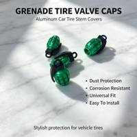 Accessoires de voiture : Nouveaux capuchons de valve de pneu personnalisés pour jantes en alliage – Style universel et personnalisé