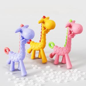 Nhà Máy Bán buôn mềm BPA-free cấp thực phẩm Silicone mọc răng Mặt dây chuyền đồ chơi trái cây dễ thương Chewable <span class=keywords><strong>Teether</strong></span> cho trẻ sơ sinh - Product Image 2