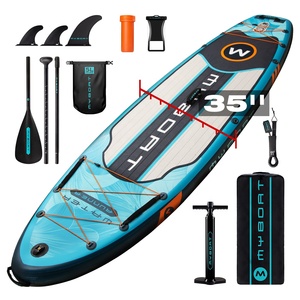 แพดเดิลบอร์ดเป่าลมขนาด 10'6"*35"*6" รุ่น Extra Wide สำหรับเล่นเซิร์ฟ MY07/4  แบบ Ultra Stable Wide SUP สำหรับ 2+1 คน - Product Image 1
