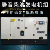 Groupe électrogène diesel silencieux de marque Ricardo 80KW 100kVA option dynamo insonorisée triphasée ATS vente directe d'usine