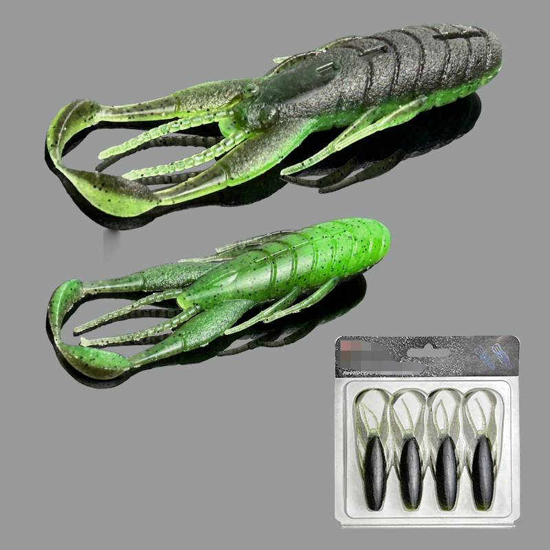 4 bicolores noir-dos vert