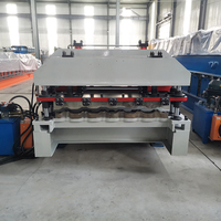 Machine à rouler pour la fabrication de tuiles de toiture en acier galvanisé de couleur métallique d'Azerbaïdjan, matériau 3D glacé