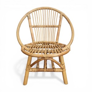 Fauteuil lounge en rotin naturel tissé à la main, chaise de loisirs en osier faite à la main, style côtier, mobilier d'intérieur et d'extérieur - Product Image 3