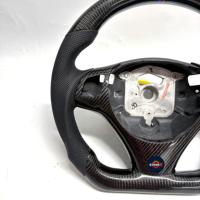 Volant sport en fibre de carbone forgée, adapté aux accessoires de voiture E82 E87 E90 E92 E93 M3