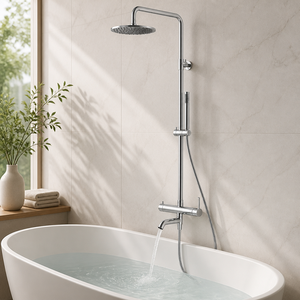 Set Doccia in Acciaio Inox 316L Senza Piombo per Hotel, Miscelatore per Vasca <span class=keywords><strong>da</strong></span> Bagno e <span class=keywords><strong>Bidet</strong></span>, Vendita Diretta dalla Fabbrica - Product Image 2