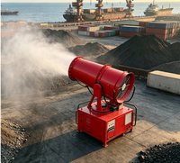 Canon à brouillard à fine brume pour économie d'eau, machine de suppression de la poussière pour zones arides