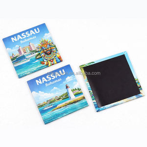 Aimants de réfrigérateur en métal personnalisés à bas prix, souvenirs touristiques des pays Belize Bahamas, aimants photo en fer pour réfrigérateur - Product Image 2