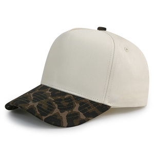 HBA54批发现货普通空白两色米色猎豹女棒球帽 - Product Image 2